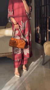 3 Piece Swiss Lawn Suit-Printed (Unstitched)