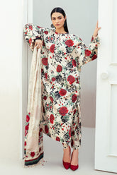 3 Piece Swiss Monar Lawn Suit-Printed (Unstitched)
