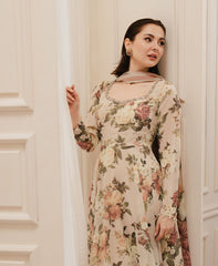 3 piece Swiss Jacquard lawn suit