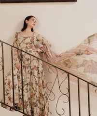3 piece Swiss Jacquard lawn suit