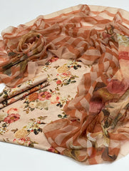3 piece Swiss Jacquard lawn suit