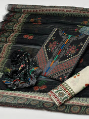 3 piece Swiss Jacquard lawn suit2
