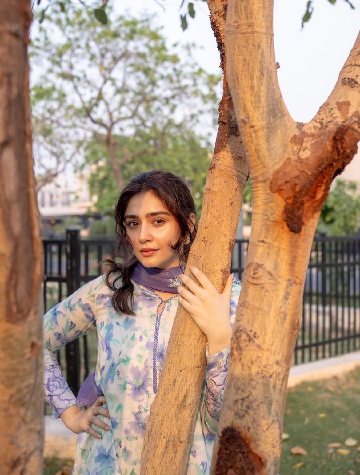 3 piece Swiss Jacquard lawn suit (unstitched)