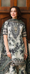 3 piece Swiss Jacquard lawn suit2