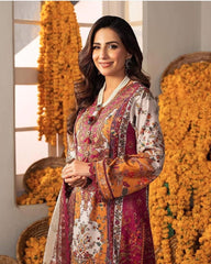 3 piece Swiss Jacquard lawn suit
